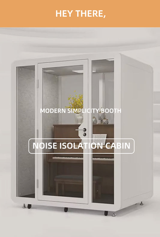 Modern Simplicity, New Quiet Dimension - Welcome to the Trendsetting Exhibition Booth Soundproof Pod