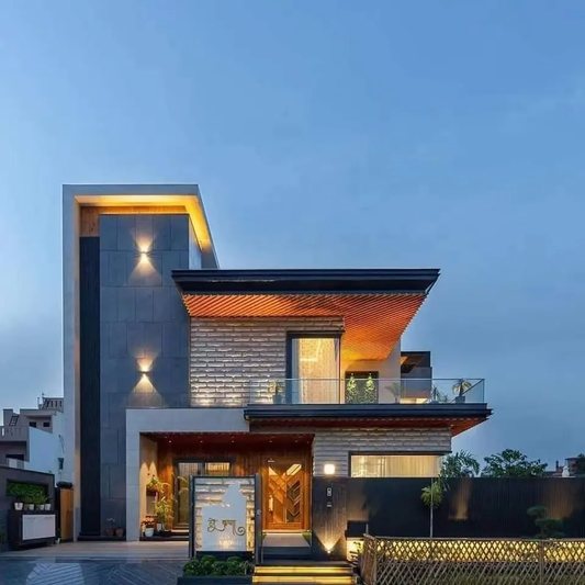 What are the main advantages of prefabricated houses in villas?