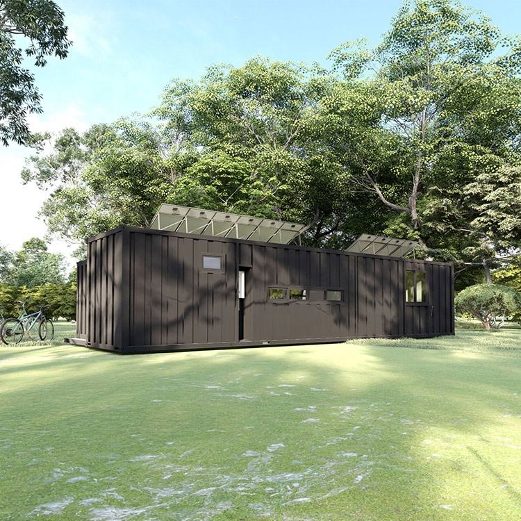 40 Расширяемый контейнерный дом, крошечный сборный контейнерный дом