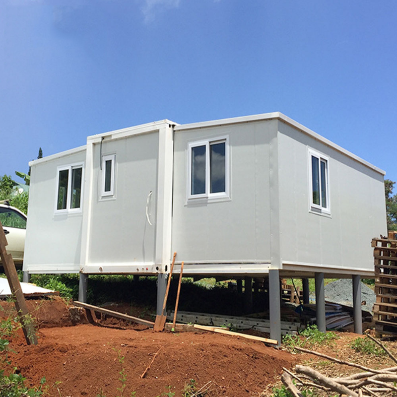 Звукоизоляционный 20-футовый 40-футовый сборный расширяемый контейнерный дом водонепроницаемый портативный