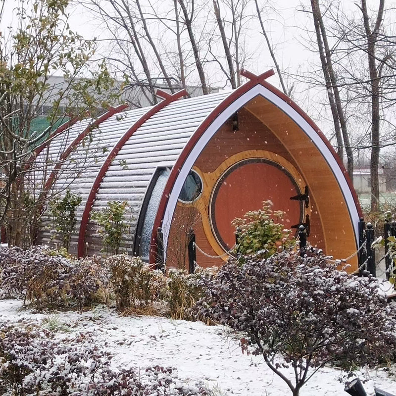 Floating Boat Arch Shape Prefab Hotel House