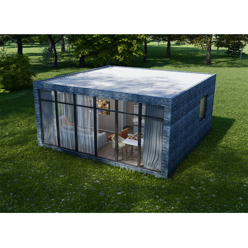 Two Bedroom Prefab Container House for Leisure Vacation Use 20ft 0r 40ft