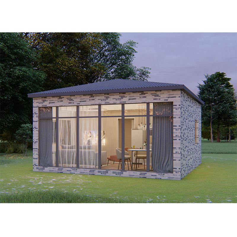 Two Bedroom Prefab Container House for Leisure Vacation Use 20ft 0r 40ft
