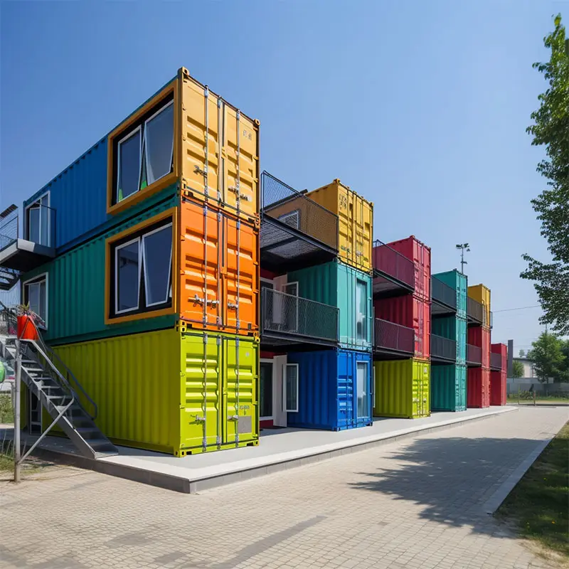 Portable folding living and office Container House