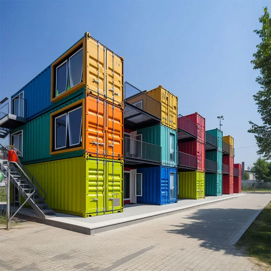 Portable folding living and office Container House
