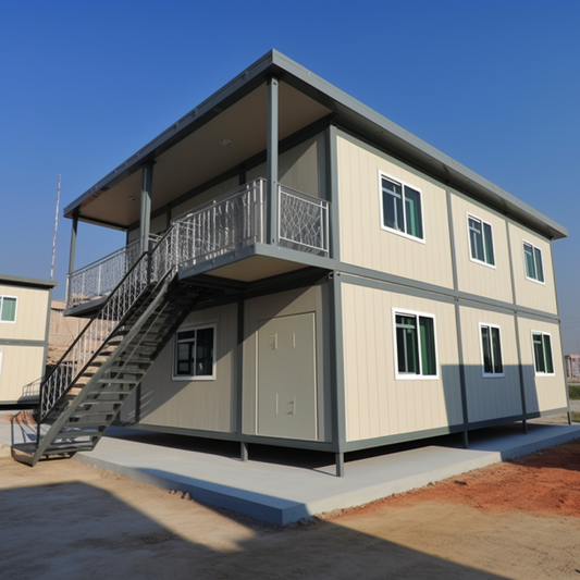 Двухслойный плоский сборный дом