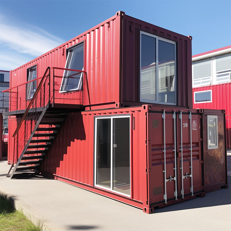 Portable folding living and office Container House