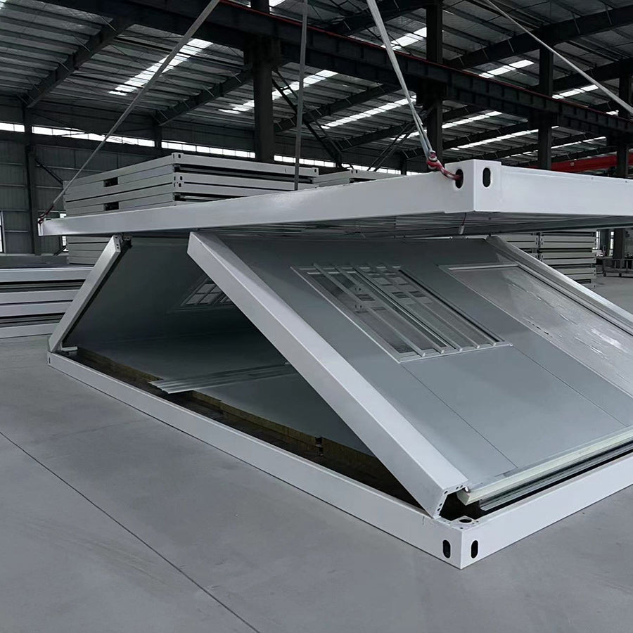 Casa contenedor plegable de construcción prefabricada