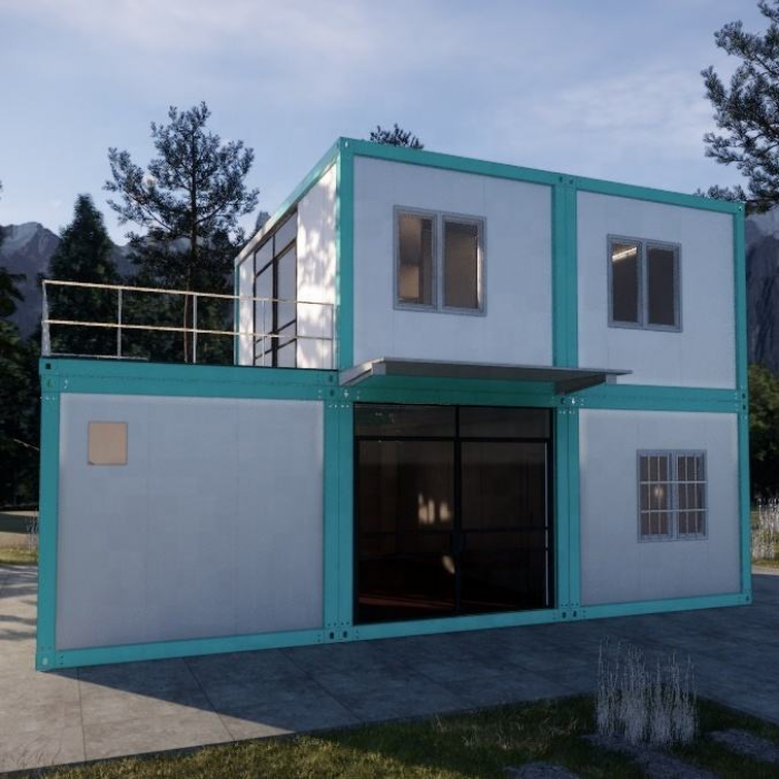 40ft Folding living container/expandable cabin foldable container house