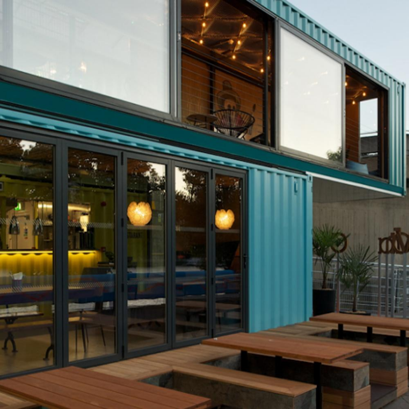 Красочные дома-контейнеры. 40-футовые роскошные дома для покупок можно настроить по индивидуальному заказу.