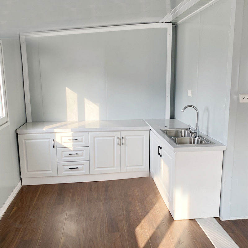 Сборные портативные дома-контейнеры. Складная комната с двойным крылом может свободно расширять контейнерный дом.