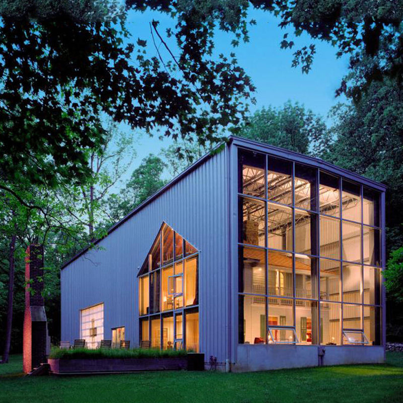 Современная вилла с 2 спальнями и 1 ванной, легкий модульный дом, сборные дома, современная роскошная вилла