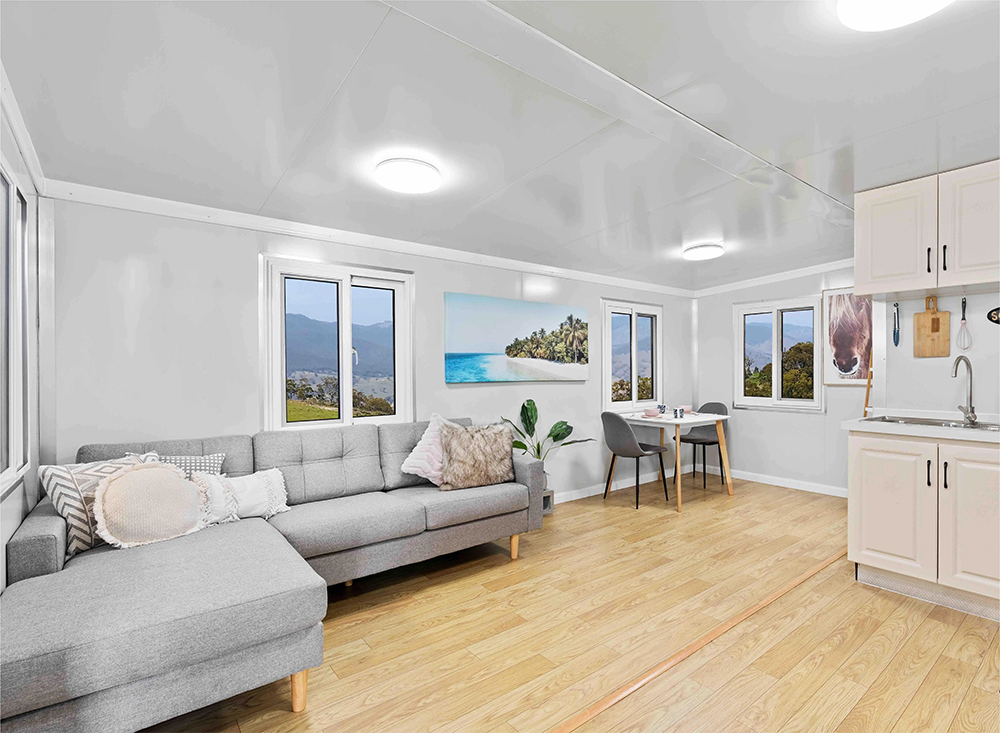 20-футовый расширяемый контейнерный дом современного дизайна по индивидуальному заказу