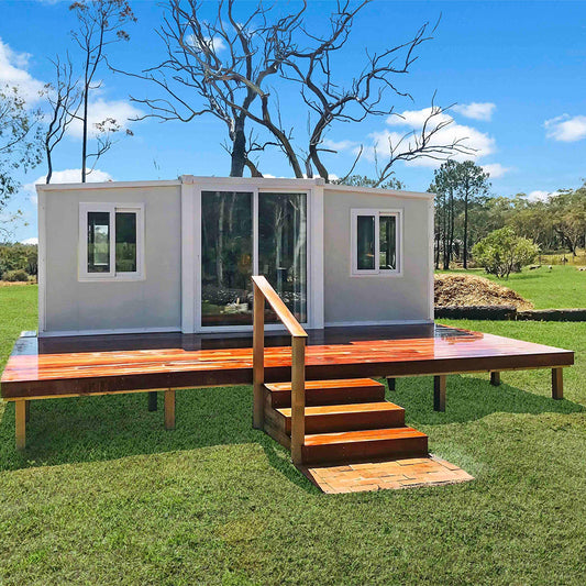 20-футовый расширяемый контейнерный дом современного дизайна по индивидуальному заказу