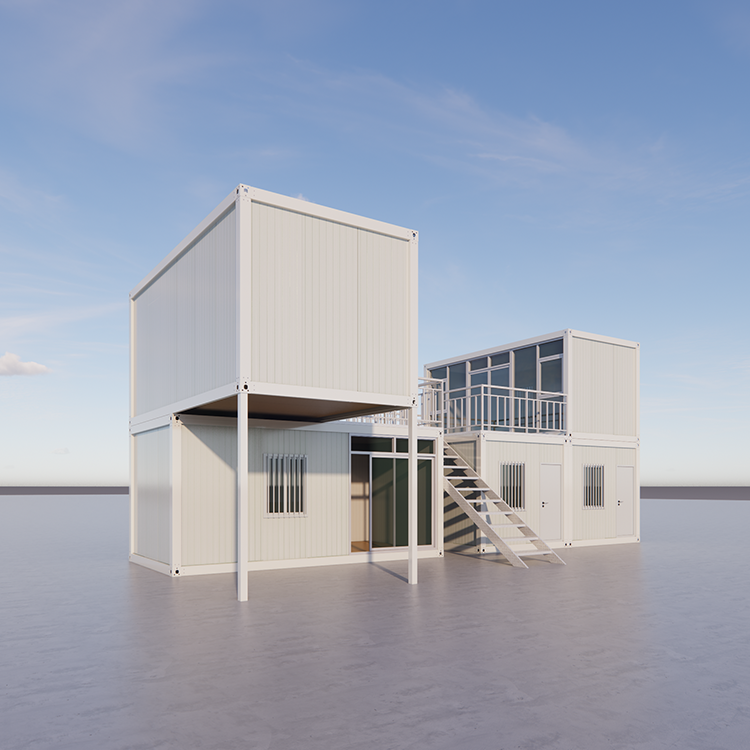 Modern 2 floor prefabricated multi-story sheet home 20 40 ft