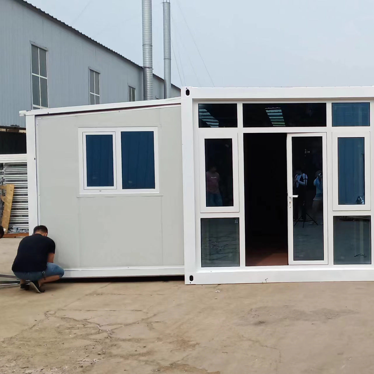 Three-in-one double-wing folding room for homestay scenic spots