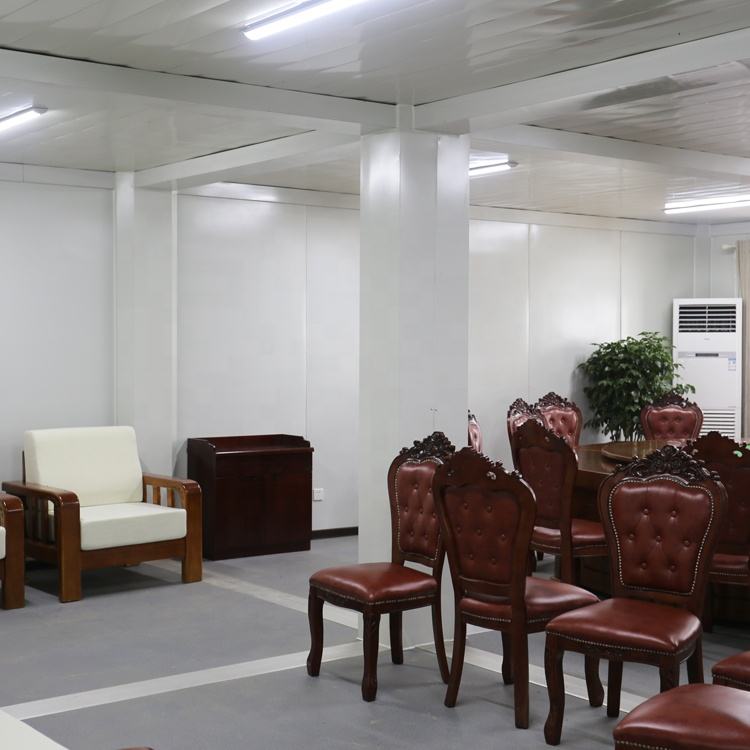 Casa prefabricada extensible del envase de lujo de la casa del envase de la estructura de acero ligera