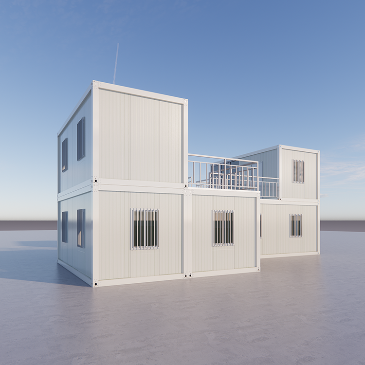 Modern 2 floor prefabricated multi-story sheet home 20 40 ft