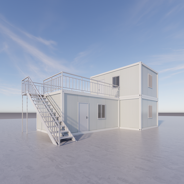 Modern 2 floor prefabricated multi-story sheet home 20 40 ft