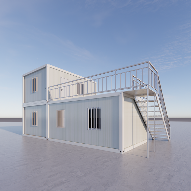 Modern 2 floor prefabricated multi-story sheet home 20 40 ft