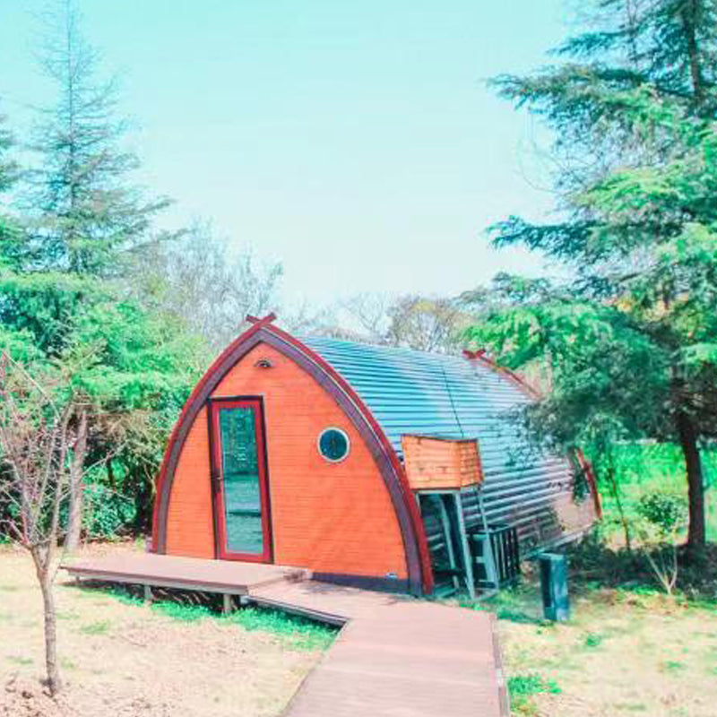 Floating Boat Arch Shape Prefab Hotel House