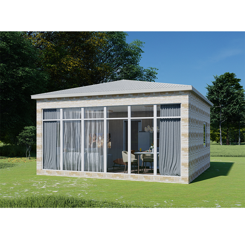 Two Bedroom Prefab Container House for Leisure Vacation Use 20ft 0r 40ft