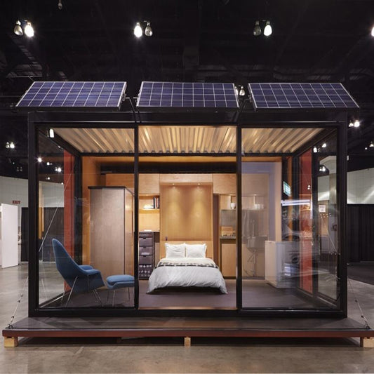 20 casas móviles prefabricadas de lujo con contenedor de envío de 40 pies