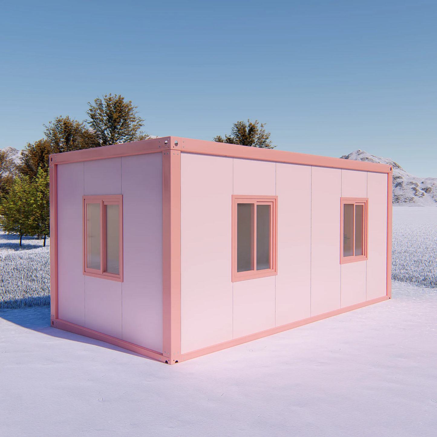 20-футовый сборный дом, простой в установке