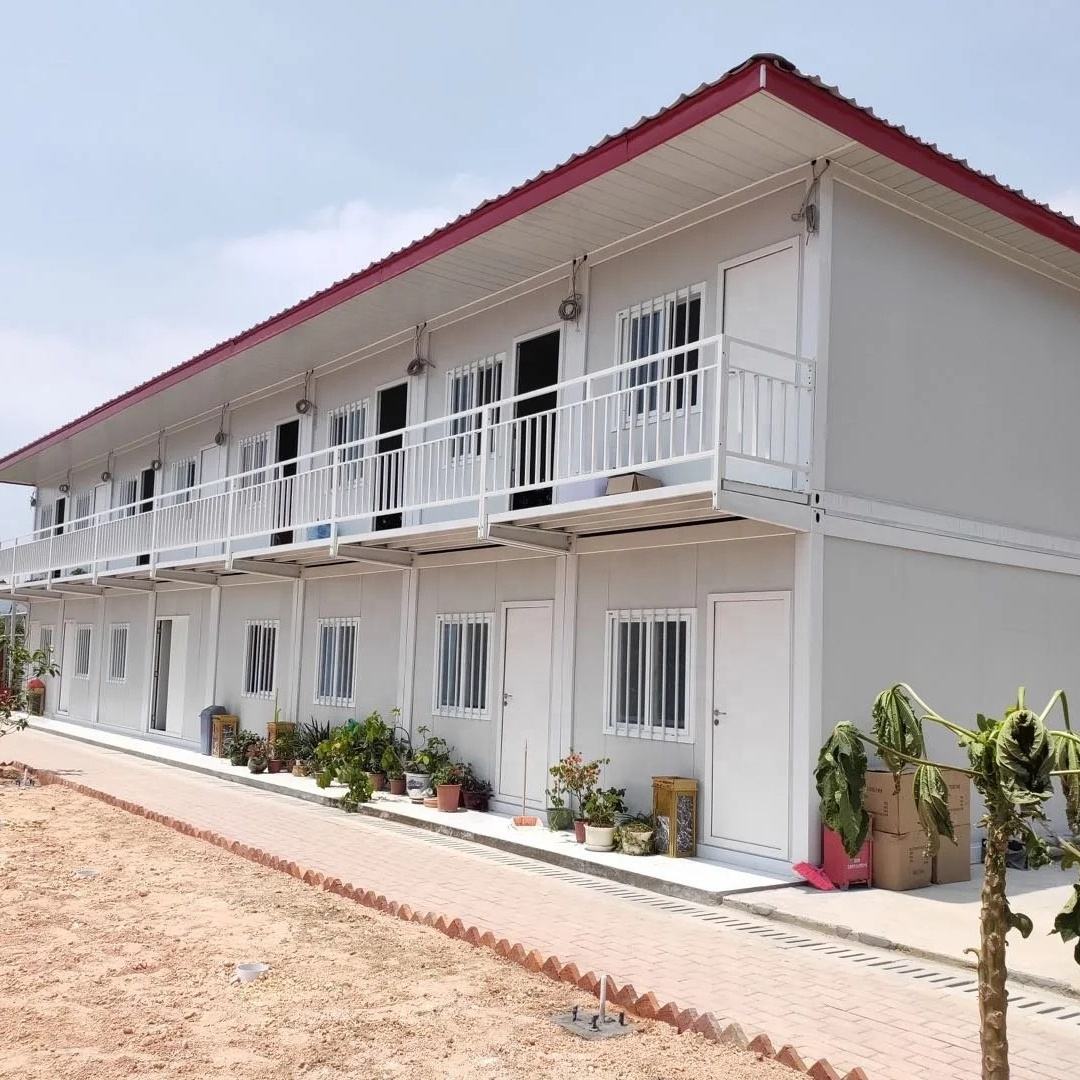 Антиржавейное модульное жилое офисное здание со стальным каркасом