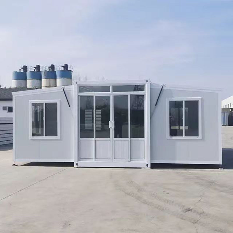 Prefabricated mobile living expandable container house