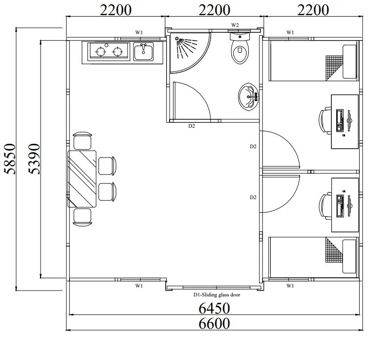 Модульные крошечные портативные дома Сборные дома Роскошные складные дома