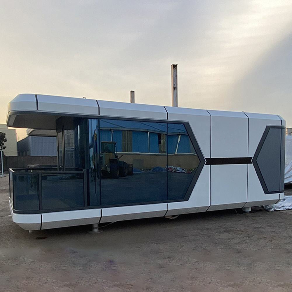 Mobile modular prefabricated space capsule house