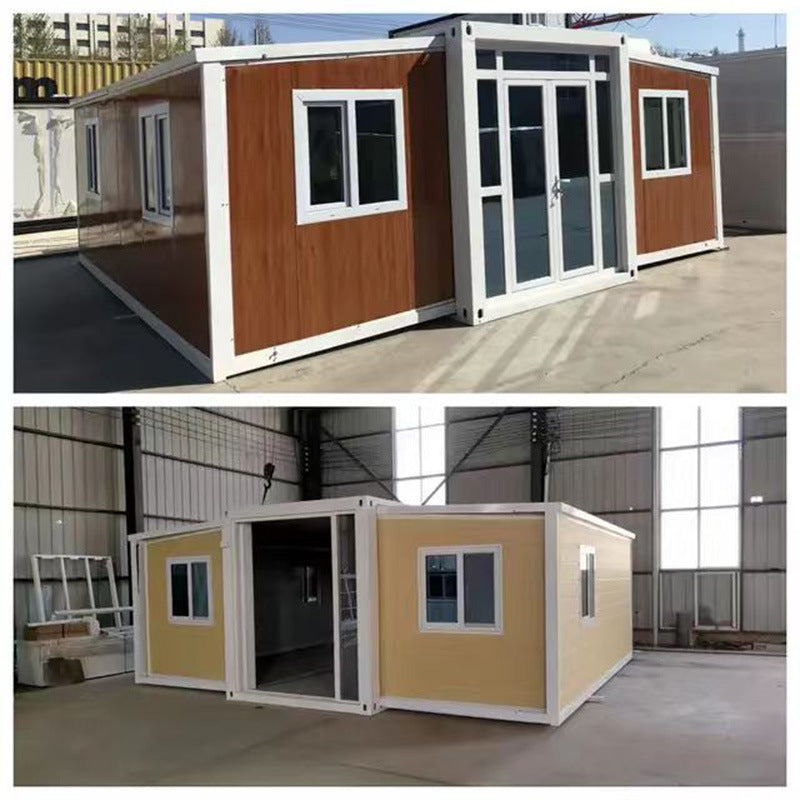 Prefabricated mobile living expandable container house