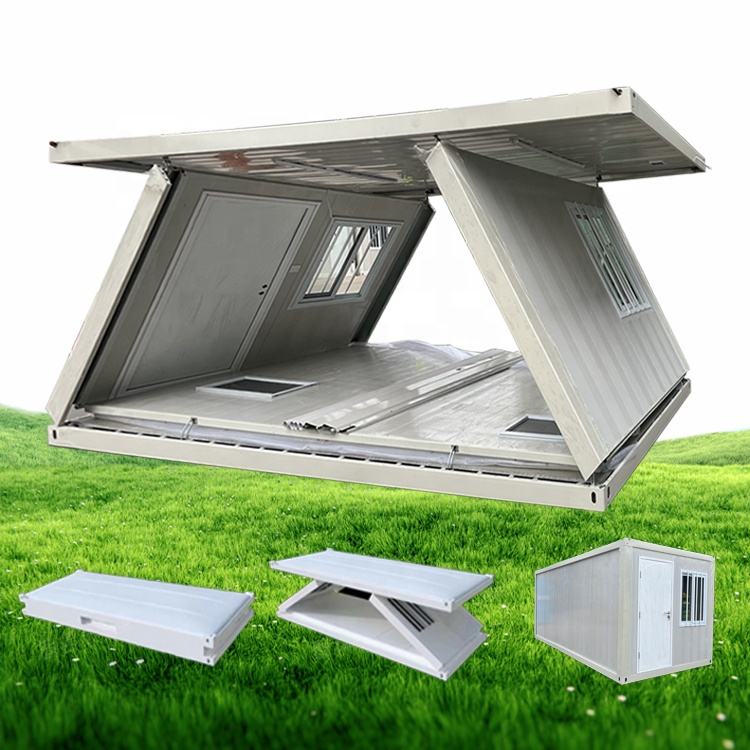 Casa contenedor plegable de construcción prefabricada