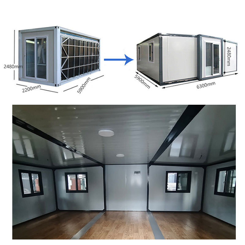Модульный передвижной дом, двухстворчатый складной дом