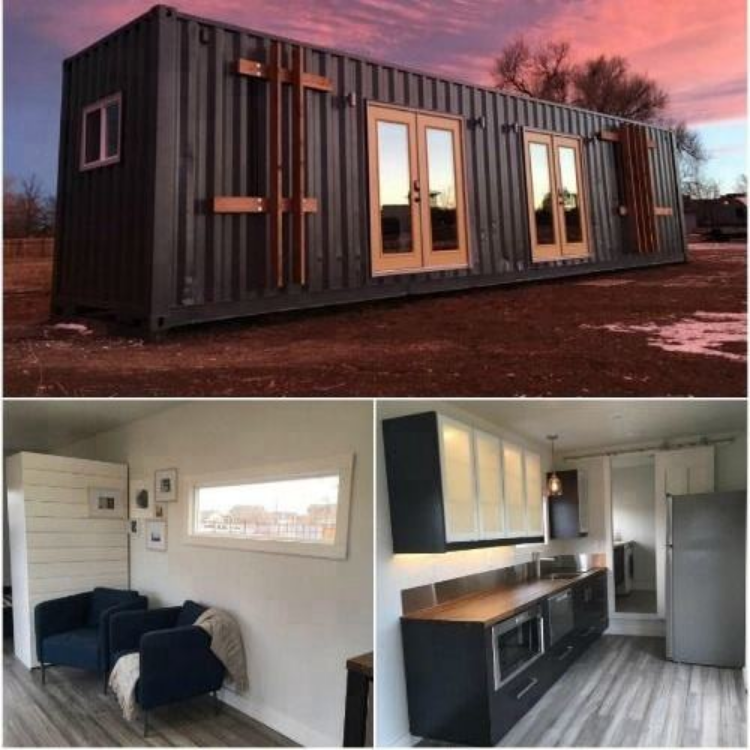 20ft 40ft Prefabricated prefab flat pack mobile modular shipping container frames homes house