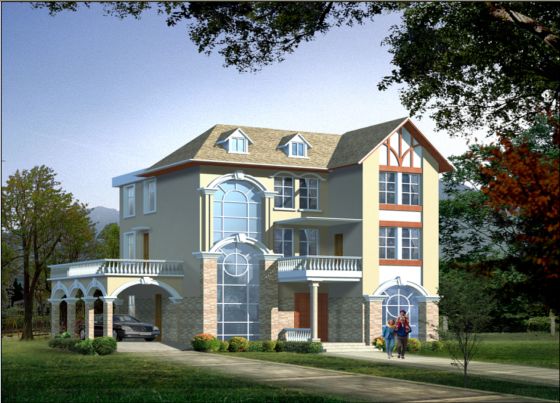 Casa de acero ligera casa prefabricada villa de acero