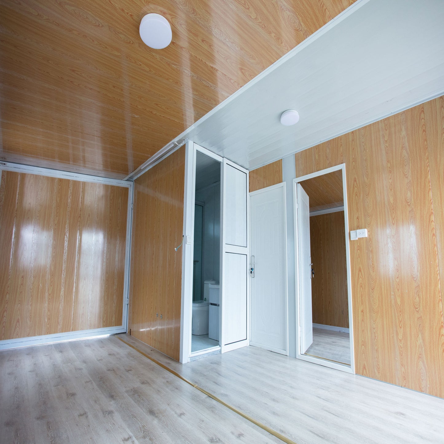 Casas de contenedores de paquete plano expandibles de 20 pies