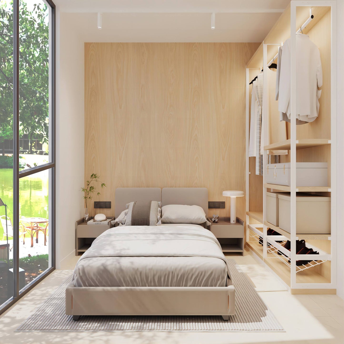 Movable prefabricated ultra-high performance concrete villa for guesthouse