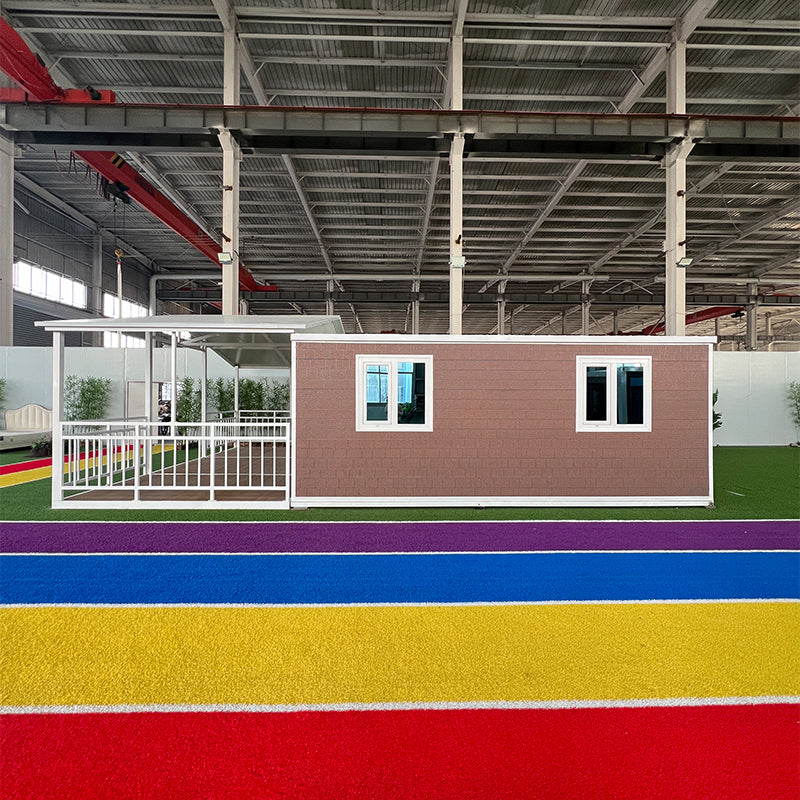 Double Wing Expandable Container House with Balcony