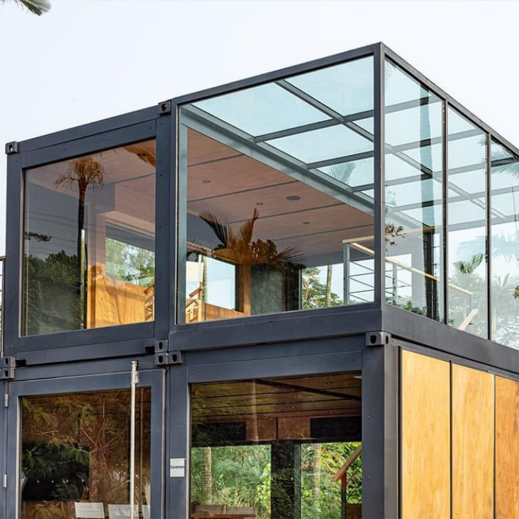 Movable Prefabricated House for villa office Container House easy assemble folding