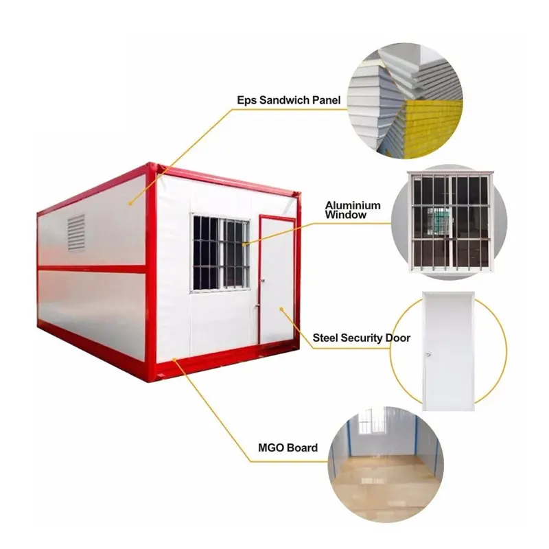 40 ft Folding storage container house