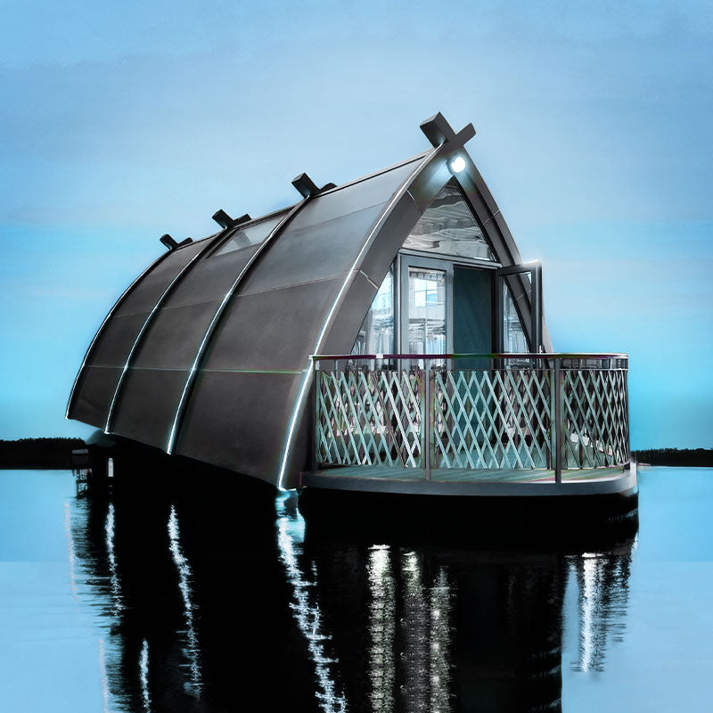 Giantsmade High Quality Houseboat for Sale New Style Floating Boat Prefab Container Hotel