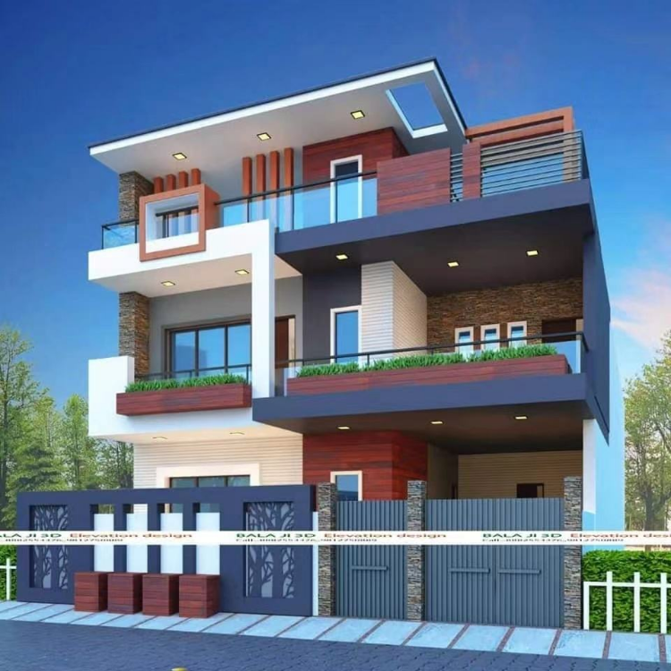 Modern Design Light Steel Frame Prefabricated House Two Storey Luxury Prefab House Villa