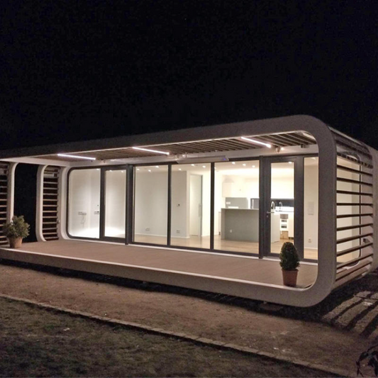 Tiny Hotel Villa Portable Prefab House Insulated One Bedroom Capsula House