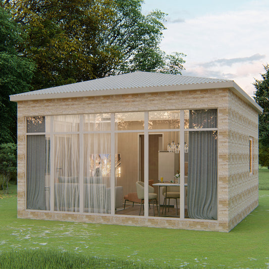 Two Bedroom Prefab Container House for Leisure Vacation Use 20ft 0r 40ft