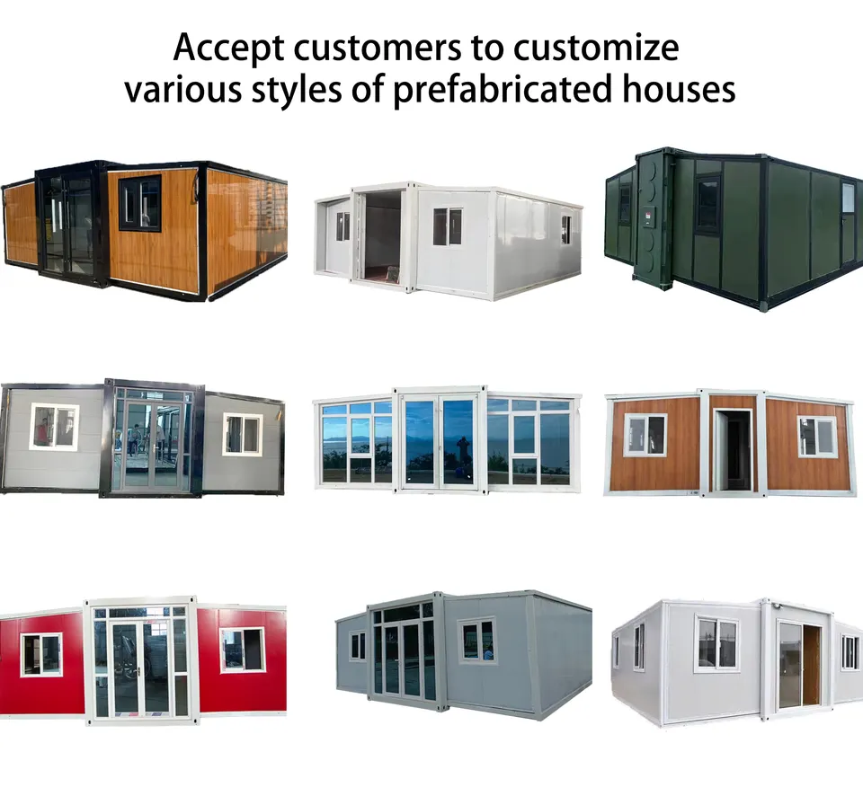 Складной расширяемый роскошный контейнерный дом 40/20 футов