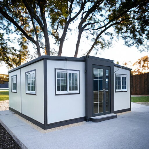 Three-in-one expandable container house