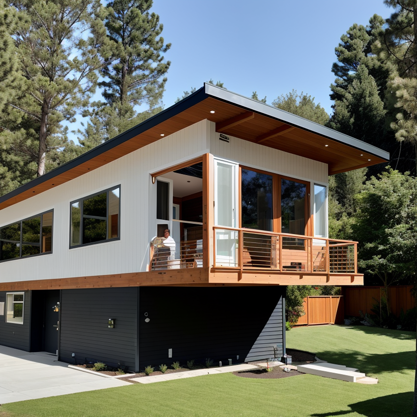 Комплект модульного дома Современный дом для жизни Сборный дом