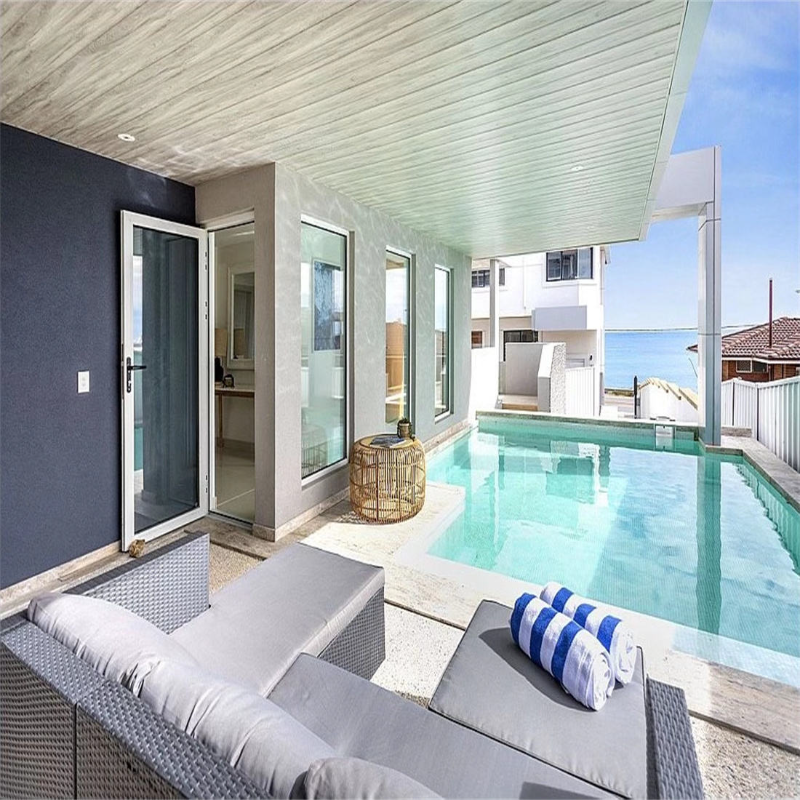 Villa de diseño, casa prefabricada, villa prefabricada y avanzada de lujo
